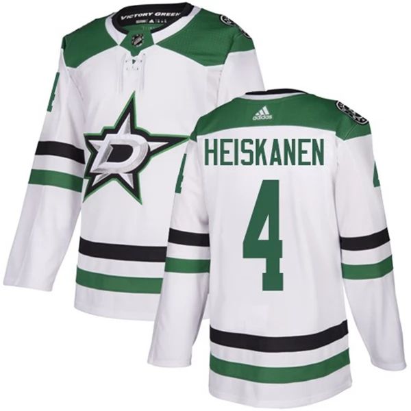 Kinder Dallas Stars Eishockey Trikot Miro Heiskanen 4 Weiß Authentic